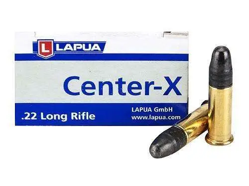 Lapua, Center-X 420163, 22 LR, 40 Grain, Lead Round Nose, 50 Round Box 1073 FPS
