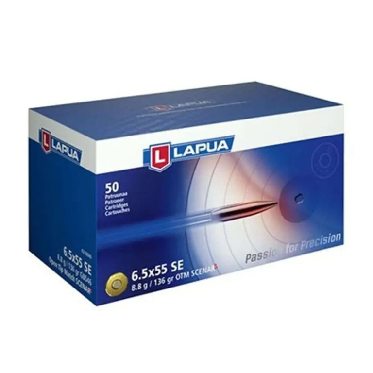 Lapua Rifle Ammo  6.5×55 Swede136 gr Scenar-L OTM bx/50