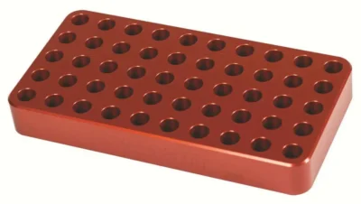 ANODIZED ALUMINUM LOADING BLOCK .388″ HOLE SIZE