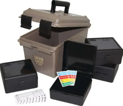 308 AMMO CAN FOR 400 RD INCLUDES 4 EACH RM-100 DE