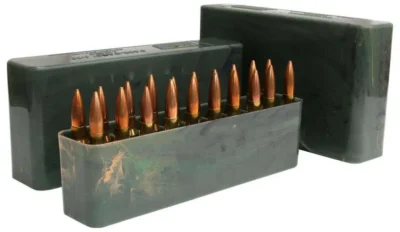 MTM SLIP-TOP AMMO BOX 20 RD WSM 45-70 TO 30-30 CLR-RED