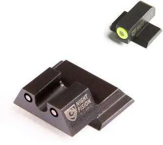 Perfect Dot NS Set w/Yellow Front +  Black U Rear Fits S&W M&P exc shlds