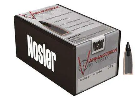Nosler 17220 Varmageddon 20 Caliber .204 32 GR Flat Base Tipped (FBT) 100 Box Nosler 17220 Varmageddon 20 Caliber .204 32 GR Flat Base Tipped (FBT) 100 Box