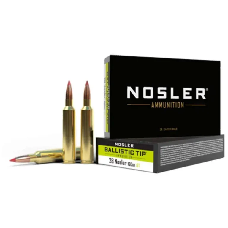 Nosler 28 Nosler 160gr Ballistic Tip Rifle, 20rd Box