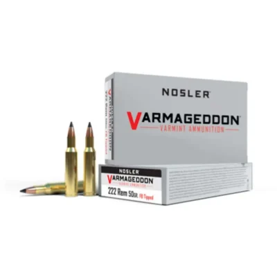 Nosler Ammo Varmageddon-222 Rem 50g VG FBT (20ct)