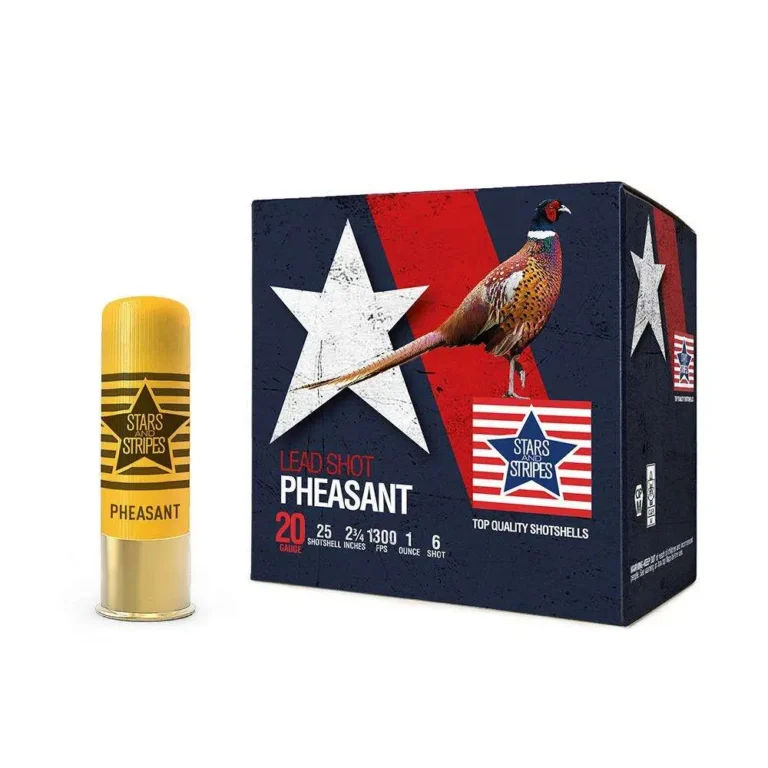PHEASANT LOADS 20ga 2 3/4” 1oz. #6 SHOT 1300FPS 25RD