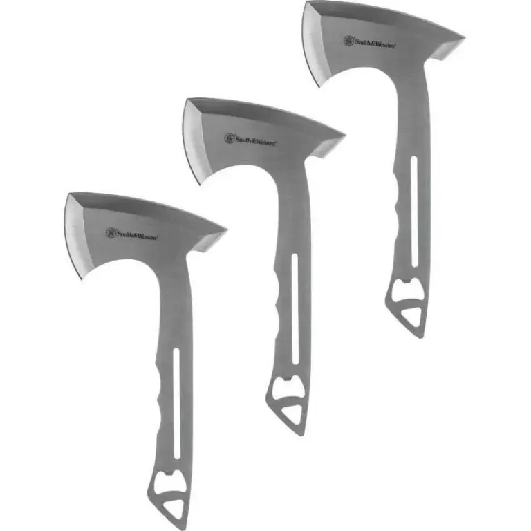 S&W KT Bullseye Throwing Axes 3pk CP=3 10″ overall length S&W KT Bullseye Throwing Axes 3pk CP=3 10″ overall length