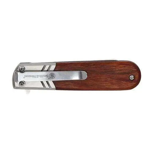 S&W Executive Spring Assist Barlow – Wood Handle – Box S&W Executive Spring Assist Barlow – Wood Handle – Box