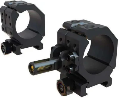 Wheeler Pic Rail Scope Rings 1in Low