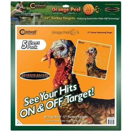 Caldwell 586485 Orange Peel Self-Adhesive Paper 12″ Turkey Orange/Black 5 Pack Caldwell 586485 Orange Peel Self-Adhesive Paper 12″ Turkey Orange/Black 5 Pack