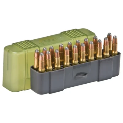 CARTRIDGE BOX .22-250 -.35 REM GREEN/GREEN 20ct.