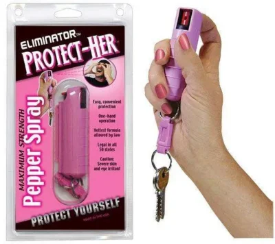 1/2 OZ. PEPPER SPRAY W/PINK HARD CASE