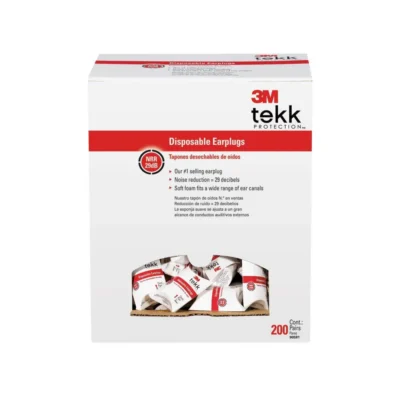 EAR SOFT FOAM EARPLUGS (200 PAK)