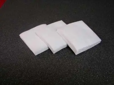 COTTON CLEANING PATCH 1-3/4″ SQ 7MM .38CAL 1000/CT