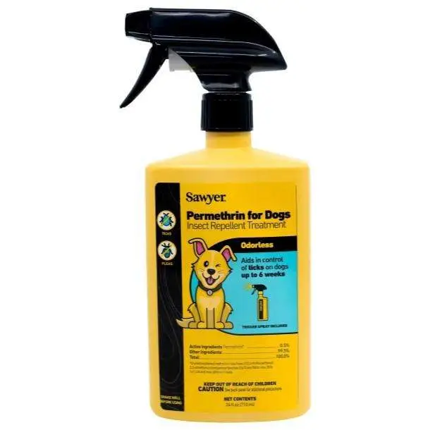 Sawyer Premium DOG PERMETHRIN Insect Repellent Clothing Gear & Tents 24oz