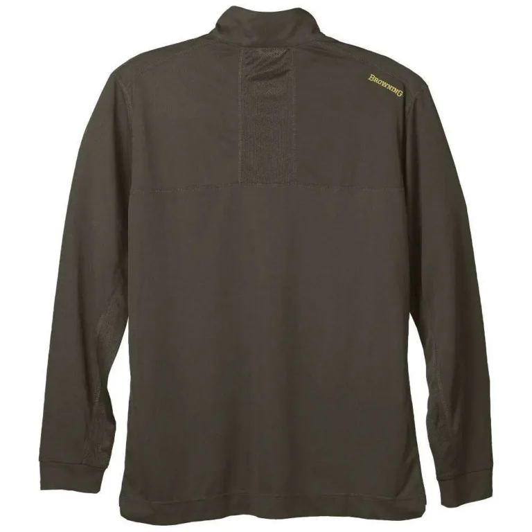 Browning EARLY SEASON 3/4 ZIP Shirt MAJOR BROWN S Browning EARLY SEASON 3/4 ZIP Shirt MAJOR BROWN S