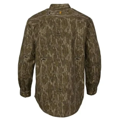 Browning WASATCH-CB Button-Front 2 Pocket Shirt MOBottomland S