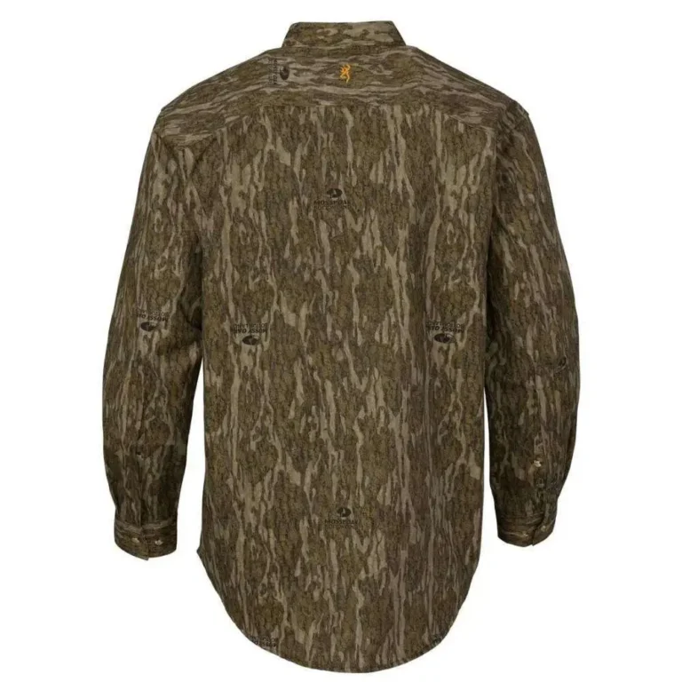Browning WASATCH-CB Button-Front 2 Pocket Shirt MOBottomland S