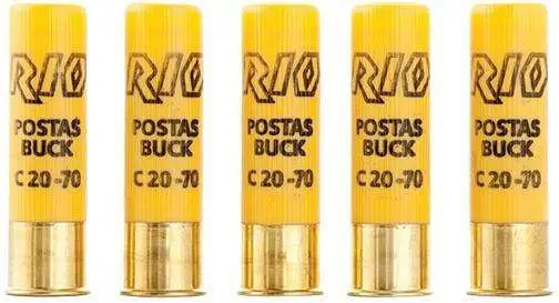 RIO 20GA  ROYAL BUCKSHOT #1 BUCK 9-PELLET 25/BX