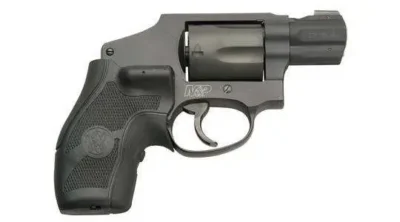 Smith & Wessson M&P 340 Crimson Trace Lasergrip Handgun .357 Mag 5rd Capacity 1.88″ Barrel Black – USED