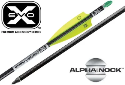 Ten Point EVO-X Center Punch Carbon Arrows 20 inch w/molded ALPHA nocks