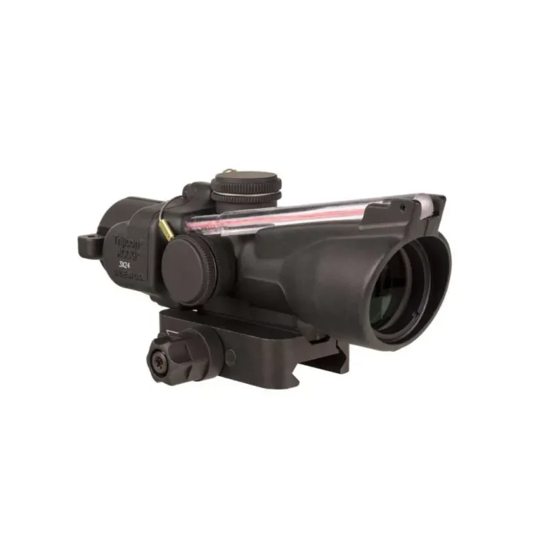 Trijicon 3×24 Compact ACOG Scope Low Height Red Horseshoe/Dot .223/55gr. Trijicon 3×24 Compact ACOG Scope Low Height Red Horseshoe/Dot .223/55gr.