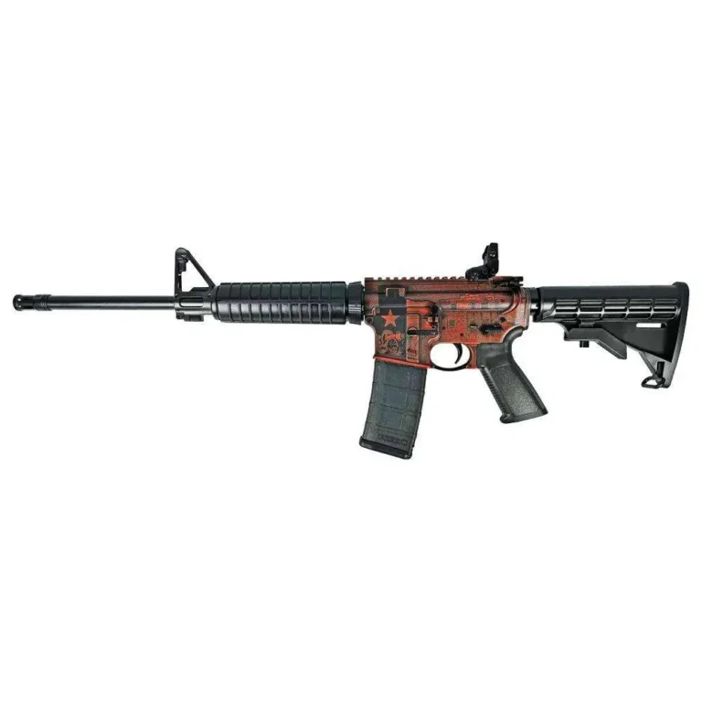 Ruger AR-556 Rifle 5.56mm 30rd Mag 16.1″” Barrel-Texas Orange