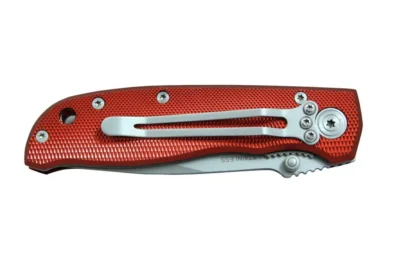 SARGE RED DIAMOND – LINER LOCK FOLDER