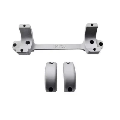 Remington 700-Long Action-High Mount-Silver