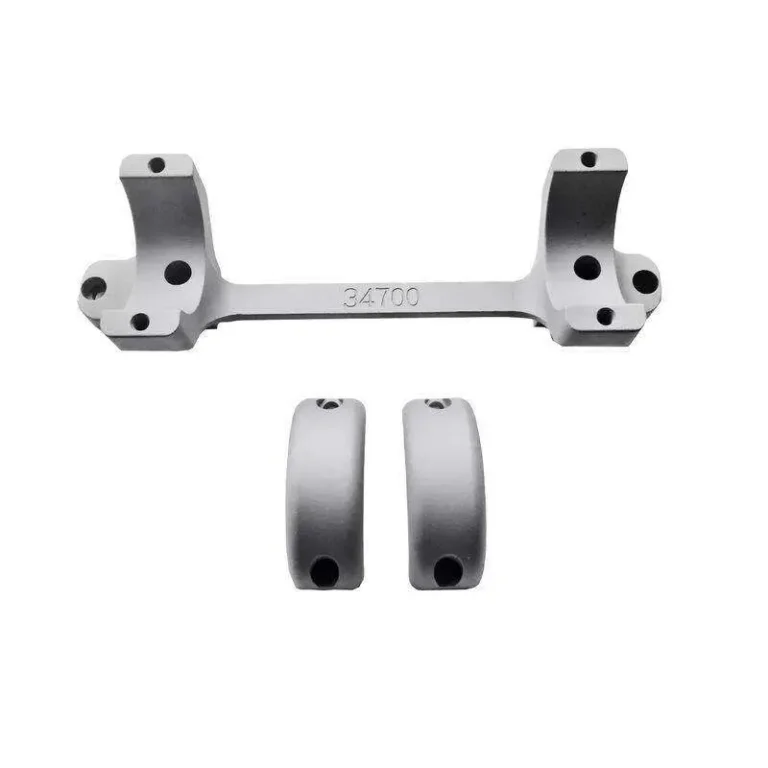 Remington 700-Long Action-High Mount-Silver Remington 700-Long Action-High Mount-Silver