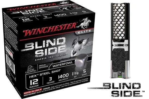 Winchester Ammo SBS1235 Blindside 12 Gauge 3″ 5 Shot 25 Bx/ 10 Cs Winchester Ammo SBS1235 Blindside 12 Gauge 3″ 5 Shot 25 Bx/ 10 Cs