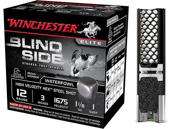 Winchester Ammo SBS123HV2 Blindside High Velocity 12 Gauge 3″ 1 1/8 oz 2 Shot 25 Winchester Ammo SBS123HV2 Blindside High Velocity 12 Gauge 3″ 1 1/8 oz 2 Shot 25