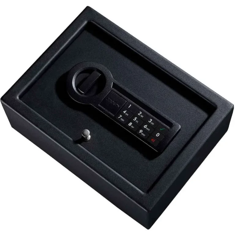 Stack-On PDS1800E Electronic Small Drawer Safe Pistol Safe Electronic Keypad 12″