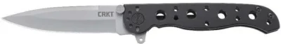 CRKT Carson M16-01S EDC Spear Point Fliipper Knife (3.125″ Bead Blast)