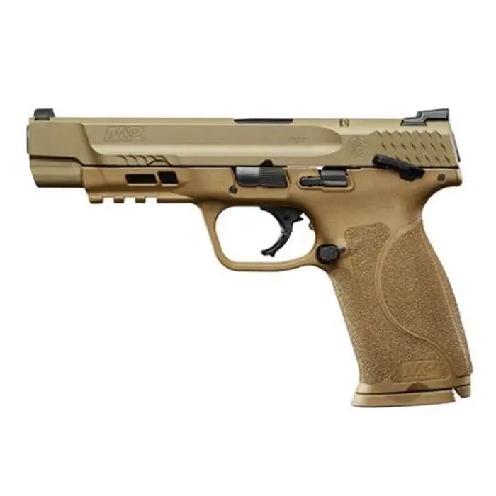 Smith & Wesson 11537 M&P M2.0 9mm Luger 5″ 17+1 FDE Armornite Stainless Steel, F