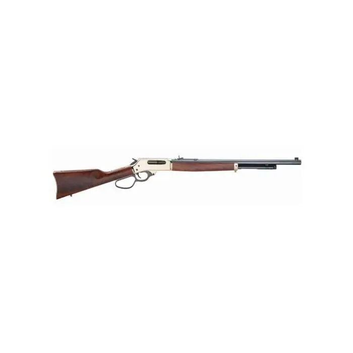 Henry H010B Brass Lever 45-70 Gov 4+1 22″ Polished Brass American Walnut Right Henry H010B Brass Lever 45-70 Gov 4+1 22″ Polished Brass American Walnut Right