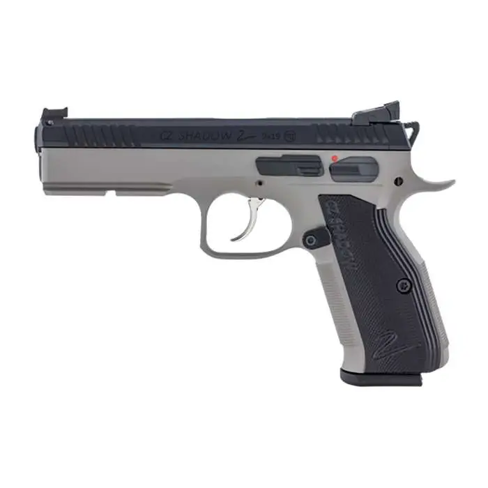CZ 91255 CZ 75 Shadow 2 9mm Luger 4.80″ 17+1 Gray Nitride Black Aluminum Grip