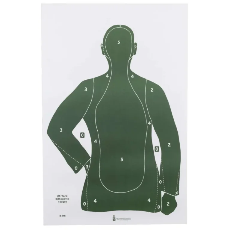 ACTION TARGET INC B21EGREEN100 B-21E Qualification Target  Paper 23″ x 35″ Silho