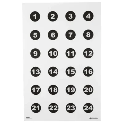 ACTION VB24100 24 3″ NUMBERED CIRCLES (100 BOX)