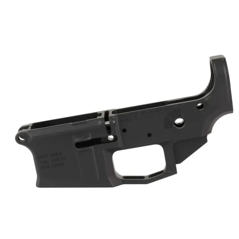 Ballistic Advantage, BA15 Enhanced, Semi-automatic, Stripped Lower Receiver, .223 Remington/556NATO, Matte Finish, Black