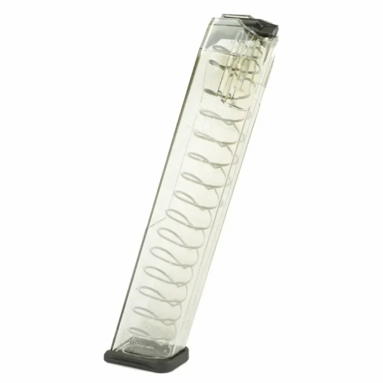 ETS Group GLK-18 Glock Compatible 9mm Luger G17,18,19,19x,26,34,45 31rd Clear E ETS Group GLK-18 Glock Compatible 9mm Luger G17,18,19,19x,26,34,45 31rd Clear E