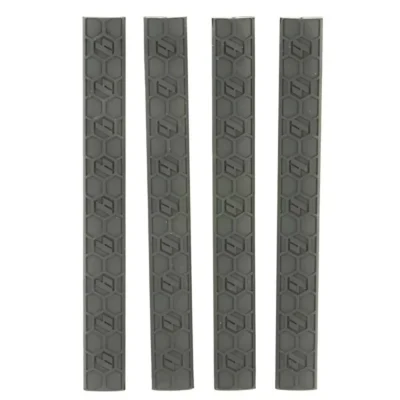 Hexmag KeyMod Rail Cover 7 Slot 7 Slot KeyMod Rail Cover Black