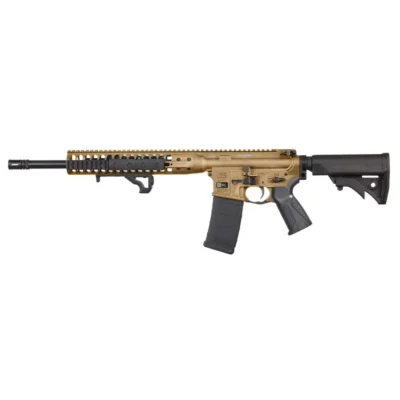 LWRC, Direct Impingement Rifle, Semi-automatic, 300 Blackout, 16.1″ Barrel, Burnt Bronze, 30Rd