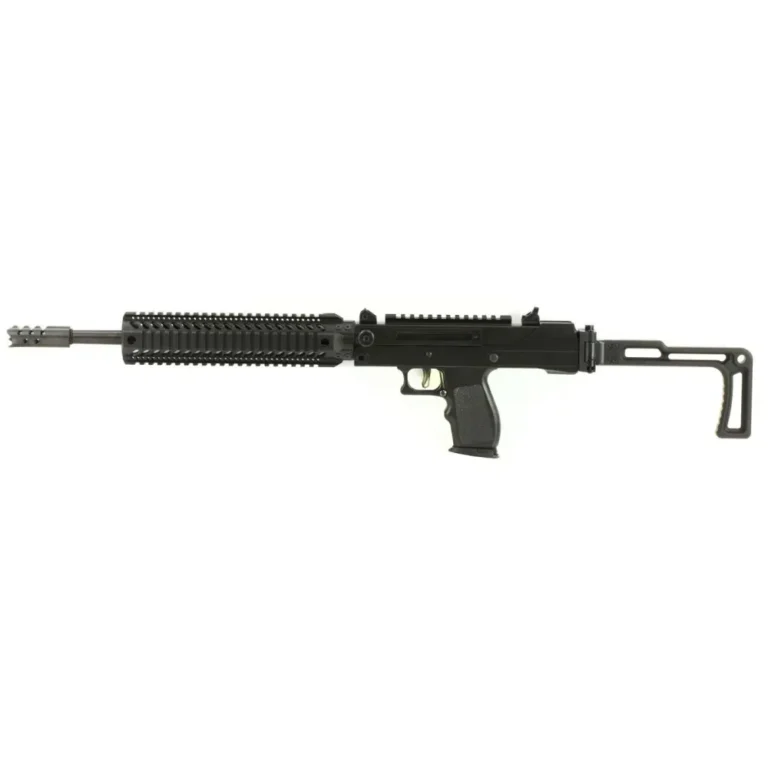 MasterPiece Arms Defender Carbine 5.7x28mm 16″ 20+1 Black Cerakote Folding Stock