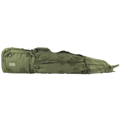 NCSTAR Drag Bag, 45″ Rifle Case, Nylon, Green, Includes Backpack Shoulder Straps