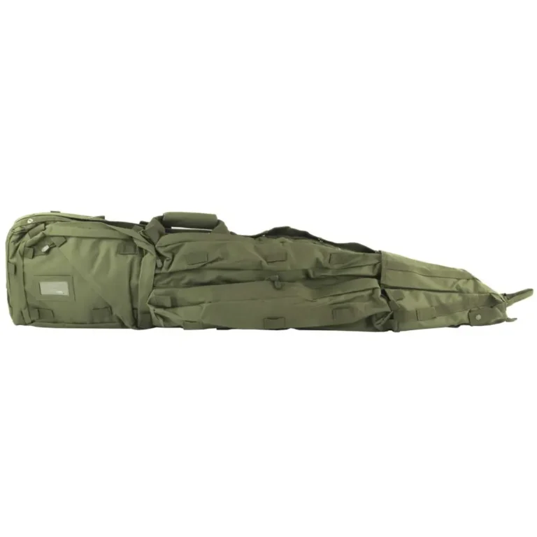 NCSTAR Drag Bag, 45″ Rifle Case, Nylon, Green, Includes Backpack Shoulder Straps NCSTAR Drag Bag, 45″ Rifle Case, Nylon, Green, Includes Backpack Shoulder Straps