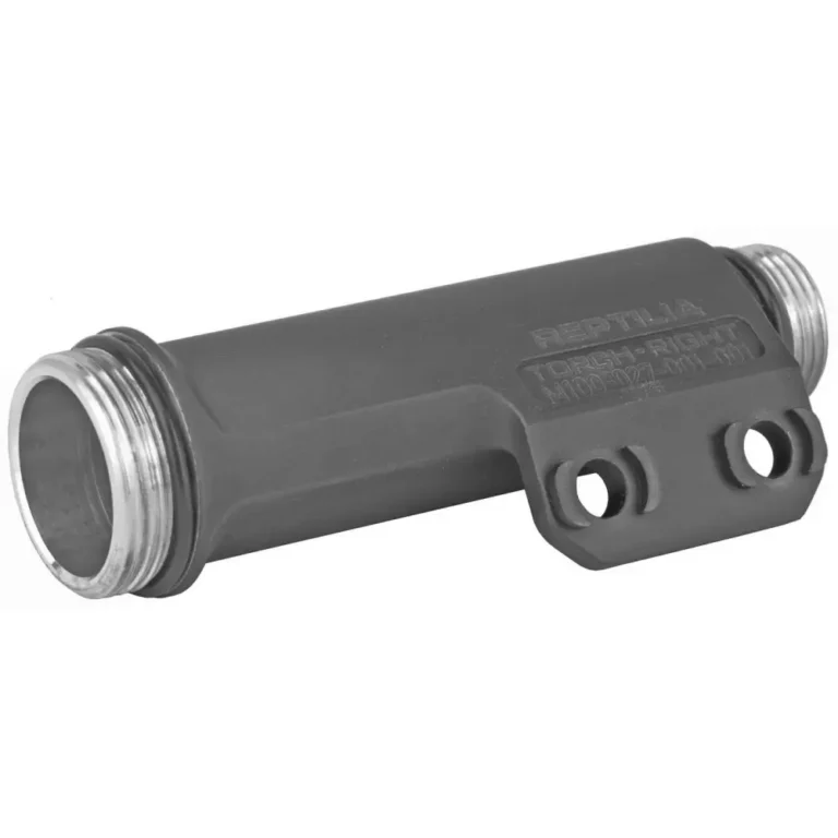 REPTILLA,LLC 100045 Torch 6V/18650 M-LOk Black Hardcoat Anodized Right Side REPTILLA,LLC 100045 Torch 6V/18650 M-LOk Black Hardcoat Anodized Right Side