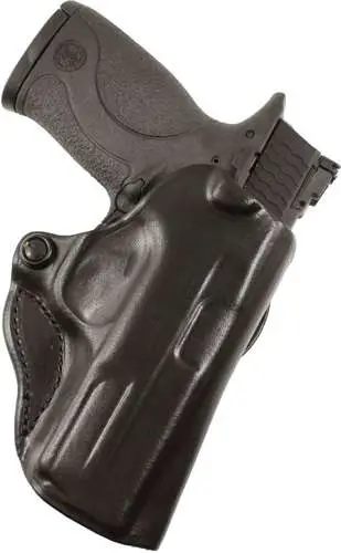 Desantis Gunhide 019BA7FZO Mini Scabbard  Black Leather Belt LCP II Right Hand