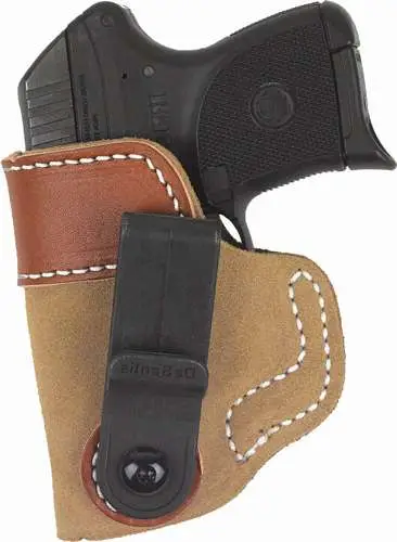 Desantis Gunhide 106NBD6ZO Sof-Tuck  IWB LH Fits Glock 43 Suede Natural