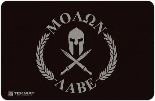BECK TEK, LLC (TEKMAT) R17MOLONLABE Molon Labe Cleaning Mat Molon Labe Spartan BECK TEK, LLC (TEKMAT) R17MOLONLABE Molon Labe Cleaning Mat Molon Labe Spartan